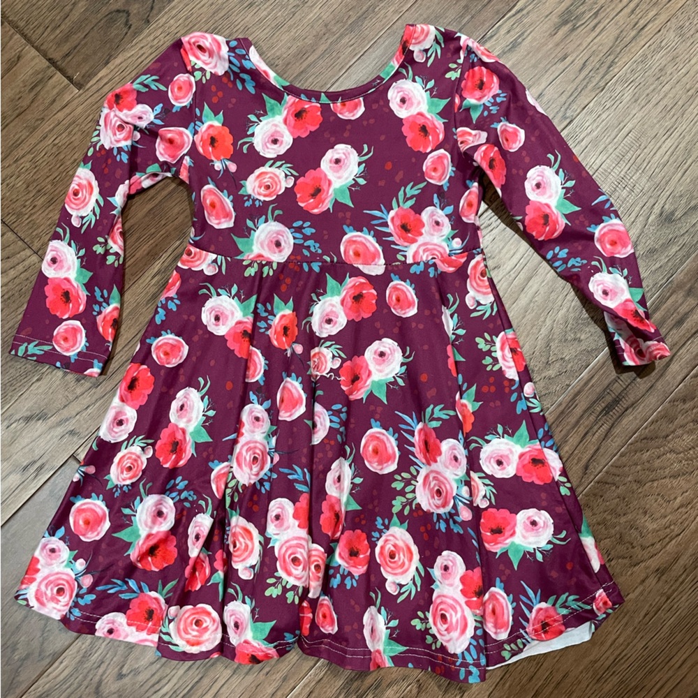 Girls floral dress